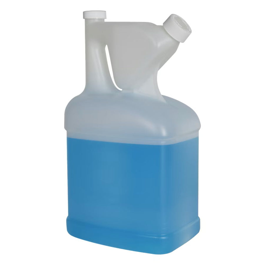 1 gallon tip-n-pour clear plastic container.