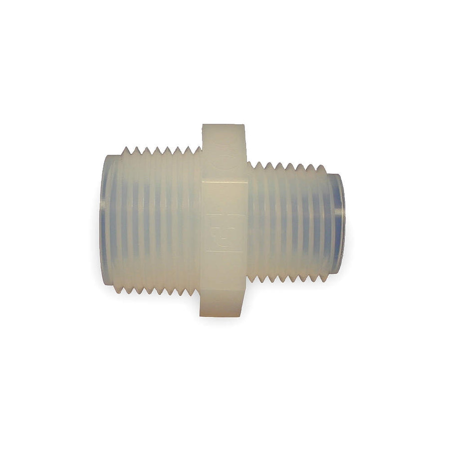 1/2" x 3/8" MNPT Threaded Nipple