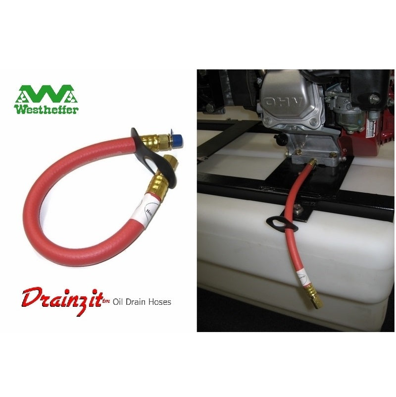 Drainz-It Oil Drain Hose for GX160 Honda Engine