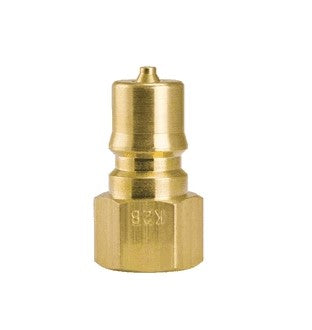 1/4" Brass Plug with 2-Way Shut Off