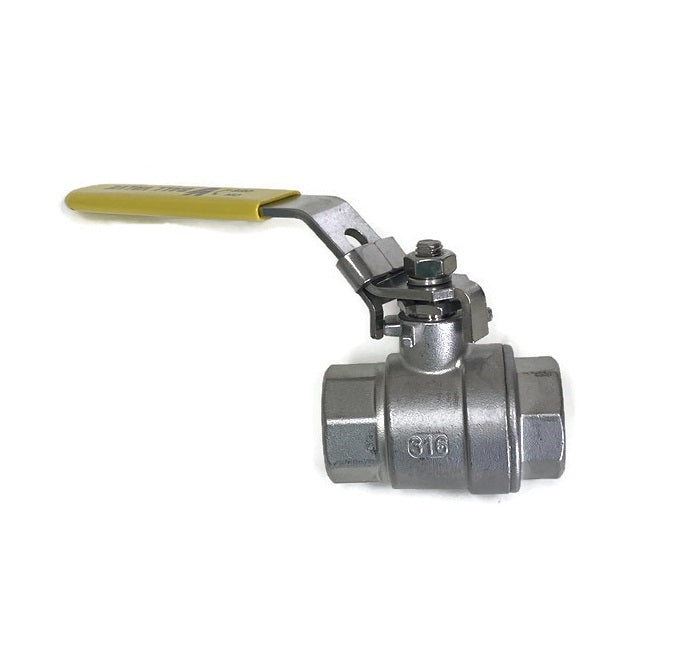 1/2" Stainless Steel 1000 PSI Ball Valves