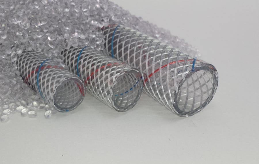 3/8" x 300' Clear Braided Spray Hose