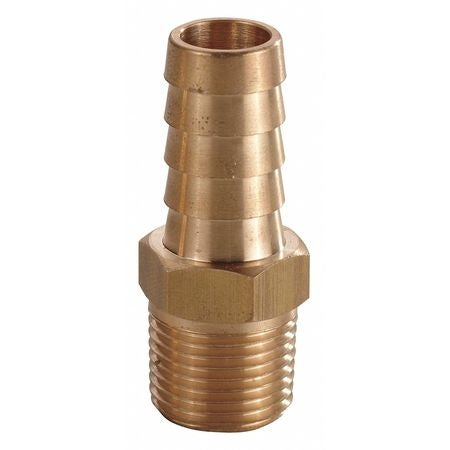 1/8" MPT x 3/8" Barb Brass Hose Barb